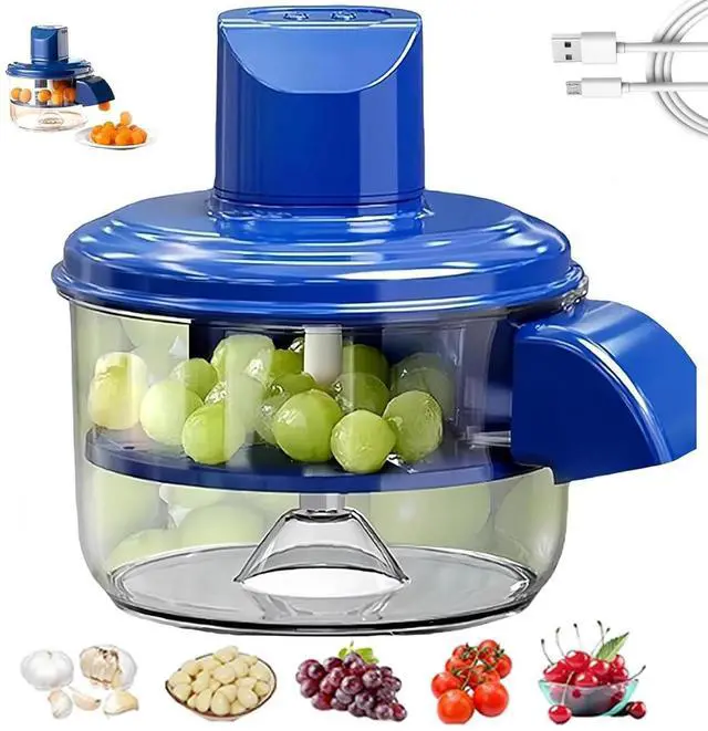 Main image of Automatic Vegetable Peeler, Electric Garlic Peeler, New Automatic Small Fruit Peeling Tool, Rechargeable Commercial Smart Fruit Peeler Machine, for Grapes, Garlic, Tomato, Cherry