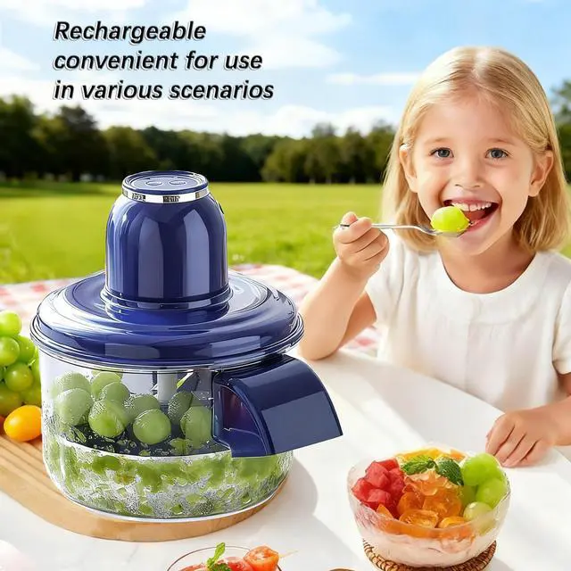 Alt view image 5 of 6 - Electric Grape Peeler Machine, Automatic Small Fruit Garlic Peeler Machine Cherry Garlics Peeling Skin Remover, Effortless Peeling for Home Kitchen