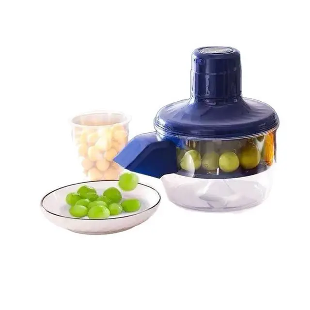 Alt view image 2 of 7 - Rechargeable Grape Peeling Machine Electric Automatic Fruit Peeler With Stainless Steel and the handle Household Appliance