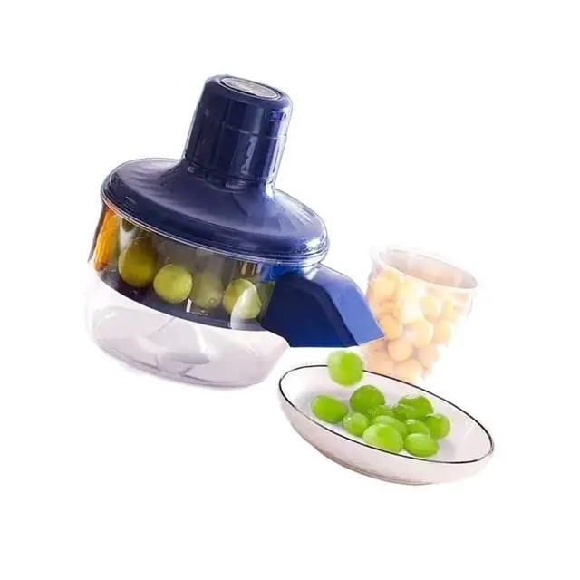Alt view image 6 of 7 - Rechargeable Grape Peeling Machine Electric Automatic Fruit Peeler With Stainless Steel and the handle Household Appliance