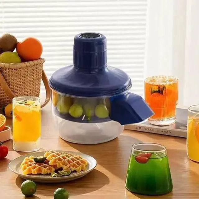 Alt view image 7 of 7 - Rechargeable Grape Peeling Machine Electric Automatic Fruit Peeler With Stainless Steel and the handle Household Appliance