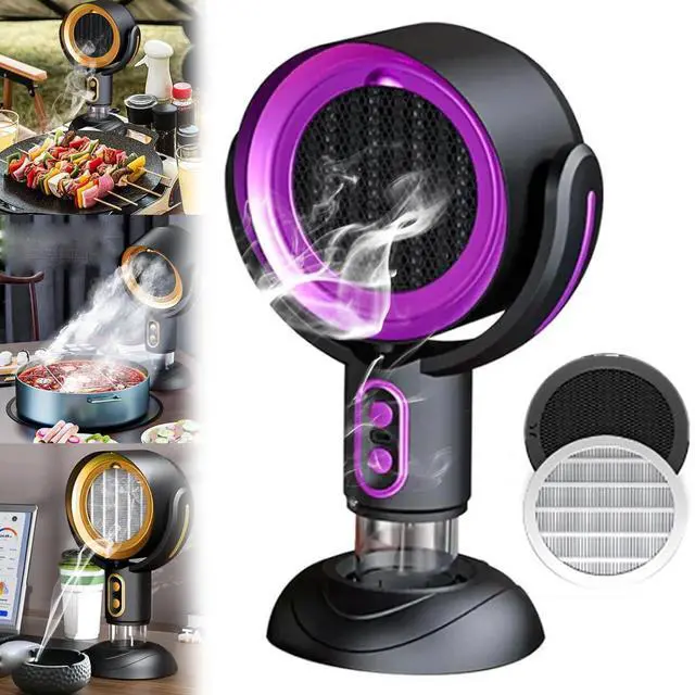 Main image of Purifier for Smoke, Smoke out Fan, for Smoking Indoors, Rechargeable Air Pur-ifier, smoke Away Purifier (Purple-Charge)