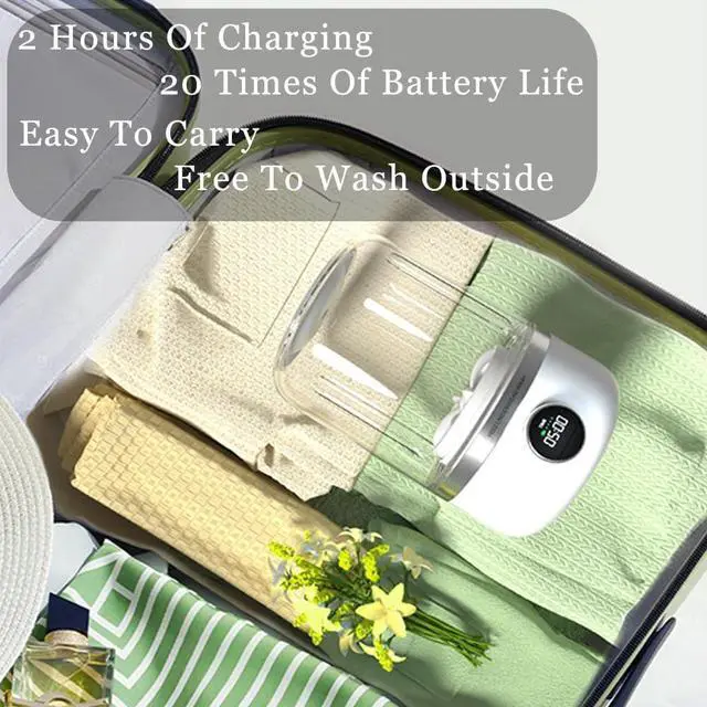 Alt view image 3 of 6 - Heeucnon Ye02 Underwear Washer Rechargeable Cordless for Bra, Underwear, Socks, Baby Clothes