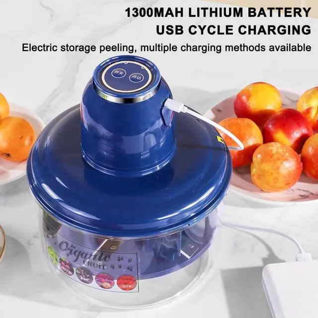 Alt view image 6 of 7 - Grape Peeling Machine,2025 Upgraded Electric Automatic Garlic Peeler Machine,Automatic Small Fruit Garlic Peeler Machine,Rechargeable Commercial Smart Fruit Machines for Grapes,Garlic,Tomato,Cherry