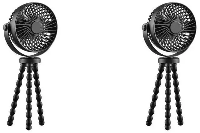 Main image of Quiet Portable Fan - 2000mAh USB Charged, 3 Speed Settings, Foldable fan, for Home, Office, Outdoors, Travel Use