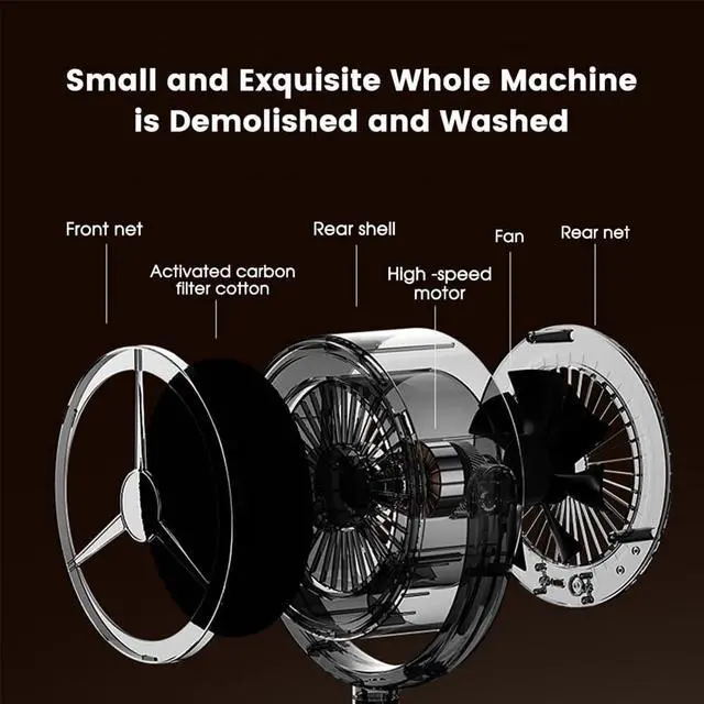 Alt view image 6 of 7 - Ginobili Desktop Range Hood, Portable Range Hood with 2 Speed Exhaust Fan, Adjustable Hanging Mini Extractor Hood for BBQ A Easy to Use