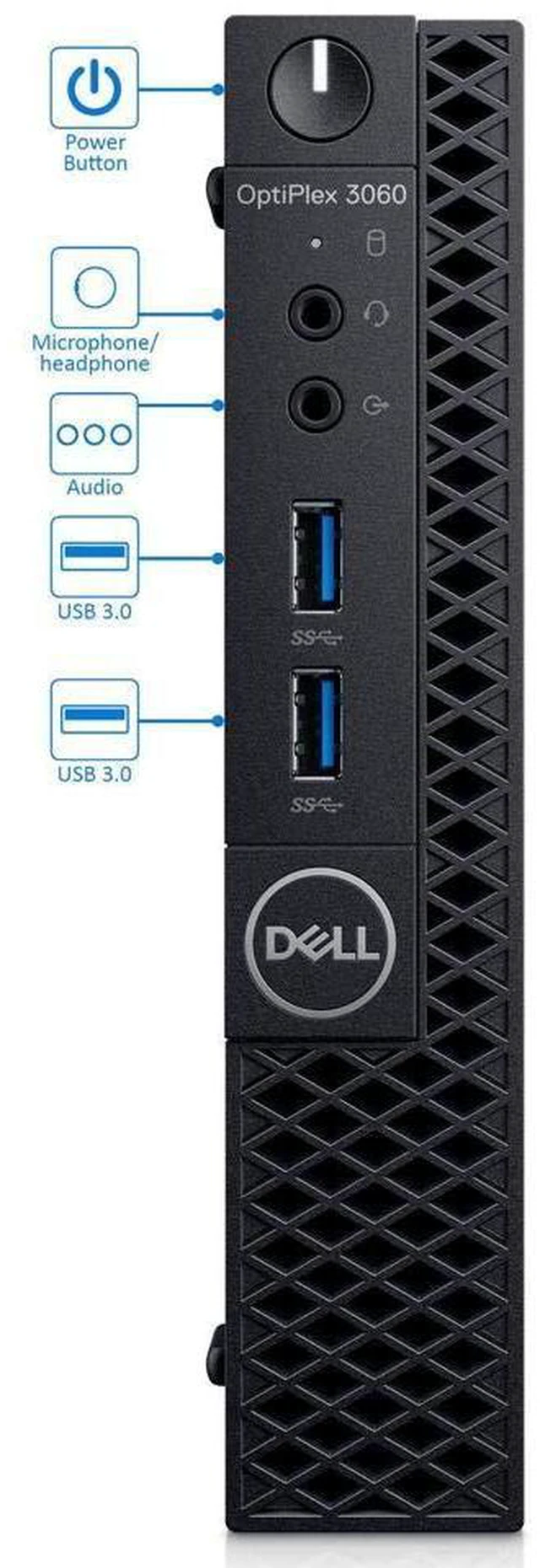 Alt view image 6 of 6 - Dell Optiplex 3060 Micro i5-8500T 2.10GHZ 16GB 512GB SSD Windows 11 Pro