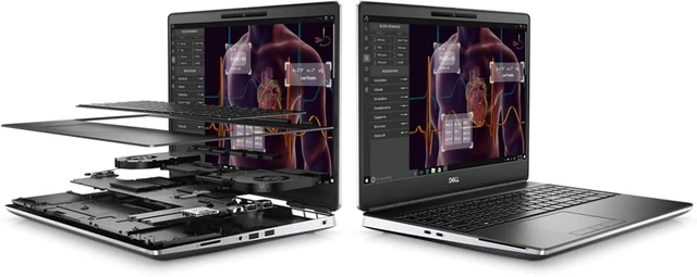 Alt view image 5 of 5 - Dell Precision 7550 i7-10750H 16GB 1TB SSD Windows 11 Home - A Grade