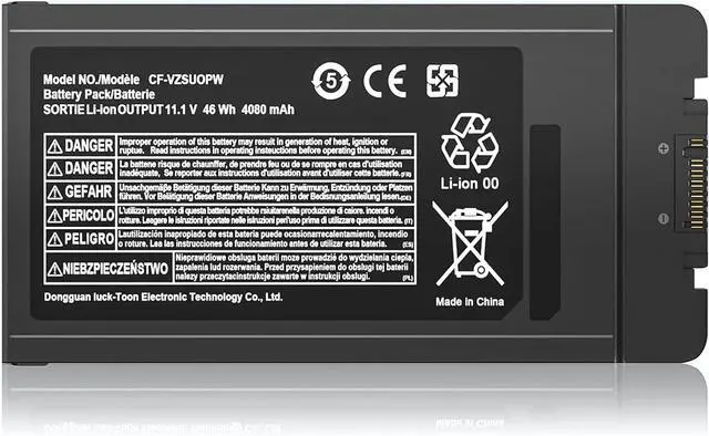 Main image of CF-VZSU0PR CF-VZSU0PW Laptop Battery Compatible with Panasonic Toughbook CF54 CF-54 Mk1 Mk2 Mk3 Series 54 Gloved Multi Touch 54 Lite 54 Performance 54 Prime CF-54F9001KM CF-VZSU0GW CF-VZSU0KR 46Wh