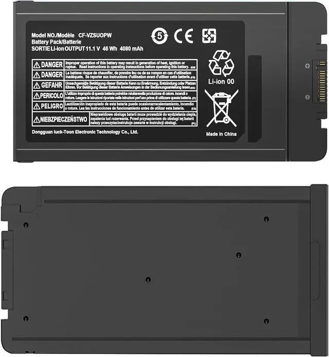 Alt view image 6 of 7 - CF-VZSU0PR CF-VZSU0PW Laptop Battery Compatible with Panasonic Toughbook CF54 CF-54 Mk1 Mk2 Mk3 Series 54 Gloved Multi Touch 54 Lite 54 Performance 54 Prime CF-54F9001KM CF-VZSU0GW CF-VZSU0KR 46Wh