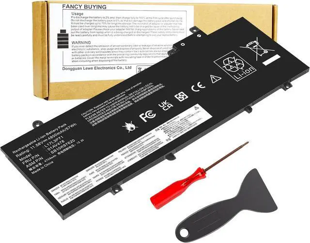 Main image of Fancy Buying 01AV479 L17L3P71 L17M3P72 Laptop Battery for Lenovo ThinkPad T480S Series Notebook 01AV478 01AV480 01AV479 SB10K97621 SB10K97622 SB10K97620 11.58V/57Wh
