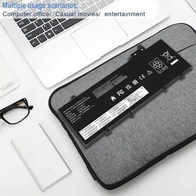 Alt view image 7 of 7 - Fancy Buying 01AV479 L17L3P71 L17M3P72 Laptop Battery for Lenovo ThinkPad T480S Series Notebook 01AV478 01AV480 01AV479 SB10K97621 SB10K97622 SB10K97620 11.58V/57Wh