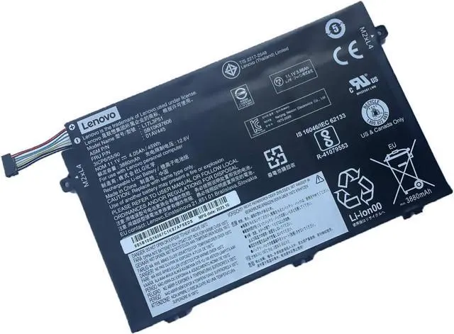 Main image of Lenovo 11.1V 45Wh L17C3P51 L17L3P51 L17M3P51 L17M3P52 01AV445 Notebook Battery for Lenovo Thinkpad E480,E485,E490,E495,E580,E585,E590,E595,E14 Gen 1 (2019),E15 Gen 1 (2019),E41-50,E41-55 Series