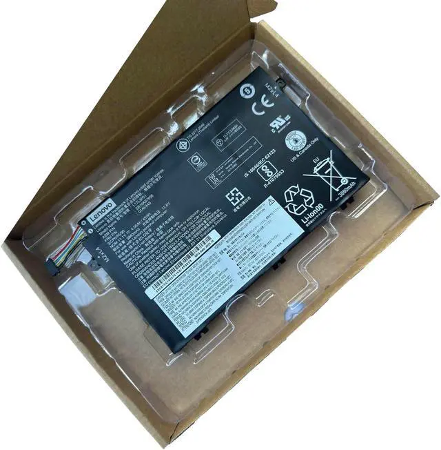 Alt view image 3 of 3 - Lenovo 11.1V 45Wh L17C3P51 L17L3P51 L17M3P51 L17M3P52 01AV445 Notebook Battery for Lenovo Thinkpad E480,E485,E490,E495,E580,E585,E590,E595,E14 Gen 1 (2019),E15 Gen 1 (2019),E41-50,E41-55 Series