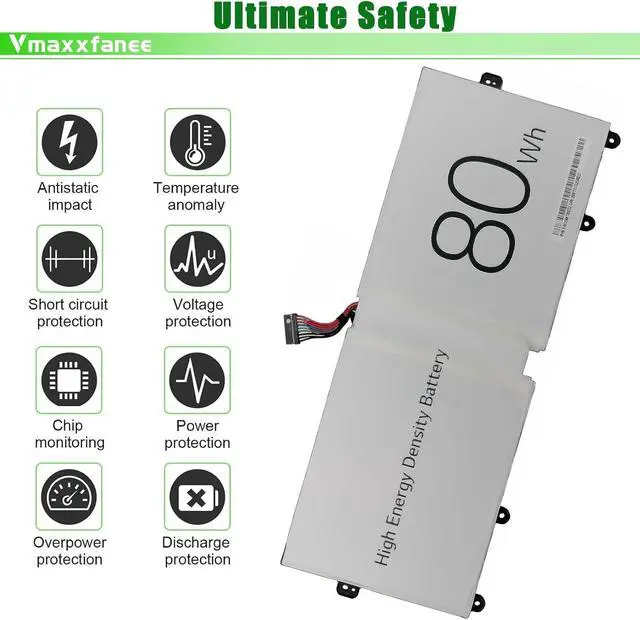 Alt view image 4 of 7 - LBV7227E Laptop Battery Replacement for LG Gram 17Z90N 15Z90N Gram 16 2-in-1 16T90P 16Z90P 16Z90PG 16Z90PC 17Z90P 16ZD90P Series 80Wh 7.74V 10336mAh