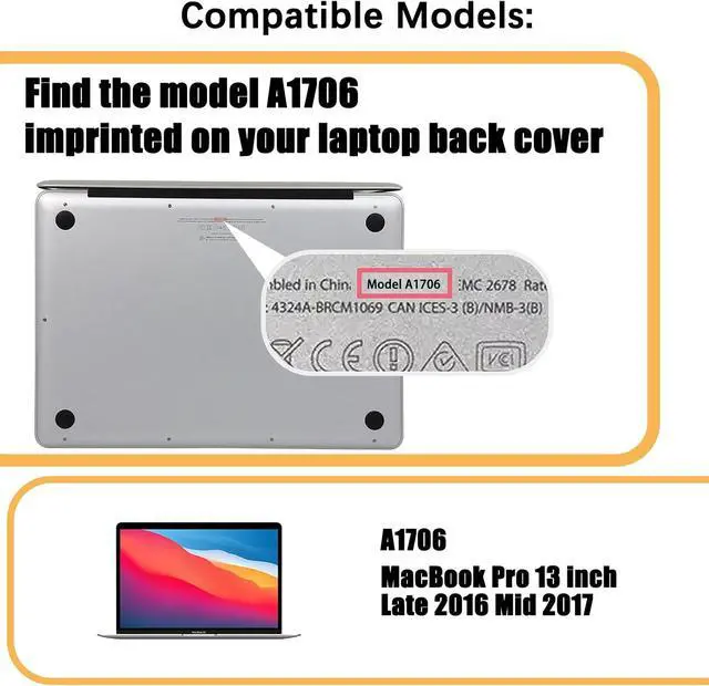 Alt view image 4 of 5 - A1819 A1706 Laptop Battery Compatible with MacBook Pro 13 inch Touch Bar (Late 2016, Mid 2017) with Tools EMC3071 EMC3163 11.41V 49.29Wh
