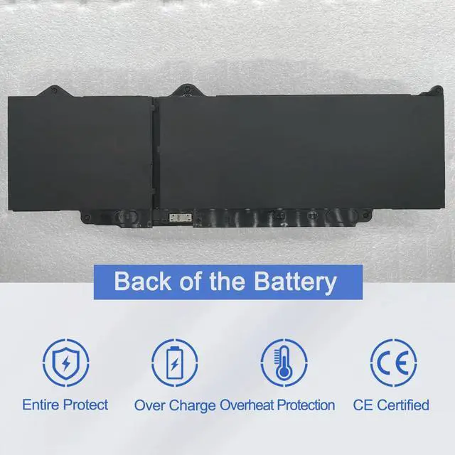 Alt view image 6 of 6 - JOTACT DR02P R73TC 54Wh Laptop Battery Replacement for Precision 3590 3580 3480 Dell Latitude 5340 5550 5540 5440 5450 3340 3440 3540 P169G P181G Series 803W6 2X1V9 GRWKG JTG7N GTG7N 11.4V 3-Cell