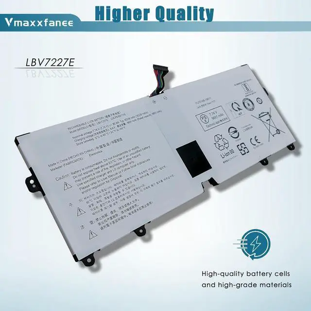 Alt view image 3 of 7 - LBV7227E Laptop Battery Replacement for LG Gram 15Z90N 17Z90N Gram 16 2-in-1 16T90P 16Z90P 16Z90PC 16Z90PG 16ZD90P 17Z90P Series 80Wh 7.74V 10336mAh