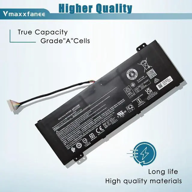 Alt view image 3 of 7 - 57.48Wh AP21D8M Laptop Battery Replacement for Acer Nitro 5 AN515-47 AN515-46 AN515-58 AN515-58-766R AN515-58-56CL AN515-58-72QR,Nitro V 15 ANV15-51,Nitro 16 AN16-51 AN16-51-74BV Series