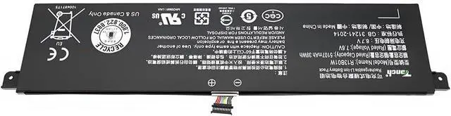 Alt view image 2 of 6 - Tanch Genuine R13B02W R13B01W 161301-01 161302-AA Laptop Battery for Xiaomi Notebook Air 13 13 2018 13.3 2018 TM1703 TM1704 TM1604 161301-01 161301-07 161301-FC 7.6V 5107mAh 39W