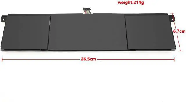 Alt view image 3 of 6 - Tanch Genuine R13B02W R13B01W 161301-01 161302-AA Laptop Battery for Xiaomi Notebook Air 13 13 2018 13.3 2018 TM1703 TM1704 TM1604 161301-01 161301-07 161301-FC 7.6V 5107mAh 39W