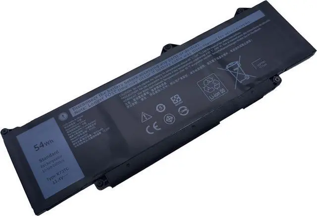 Alt view image 5 of 6 - R73TC Laptop Battery Compatible with Dell Latitude 3340 3440 3480 3540 3580 5340 5440 5540 Series KDM9P DR02P GRWKG 2X1V9 GTG7N - 11.4V 54Wh