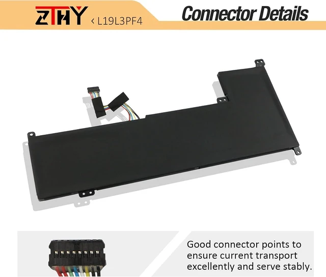 Alt view image 5 of 7 - ZTHY 42Wh L19C3PF6 L19L3PF4 Laptop Battery Compatible with Lenovo IdeaPad 3-17ADA05 3-17ARE05 3-17IIL05 3-17IML05 V17-IIL Series L19L4PF2 L19D4PF2 SB10W89834 5B10W89838 5B10W89846 5B10W89839 11.4V