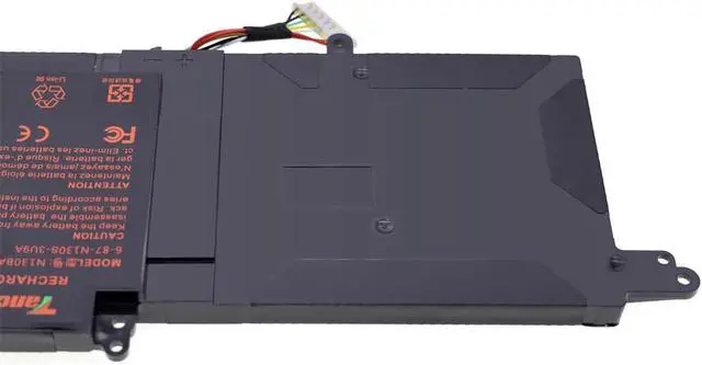 Alt view image 5 of 6 - Tanch Genuine N130BAT-3 Laptop Battery 6-87-N130S-3U9A1 6-87-N130S-3U9 3ICP5/62/72 6-87-N130S-31A00 Replacement for Clevo N130BU N130WU N131WU N131BU N141WU N141ZU N140WU N250PU S4System76 Galago Pro