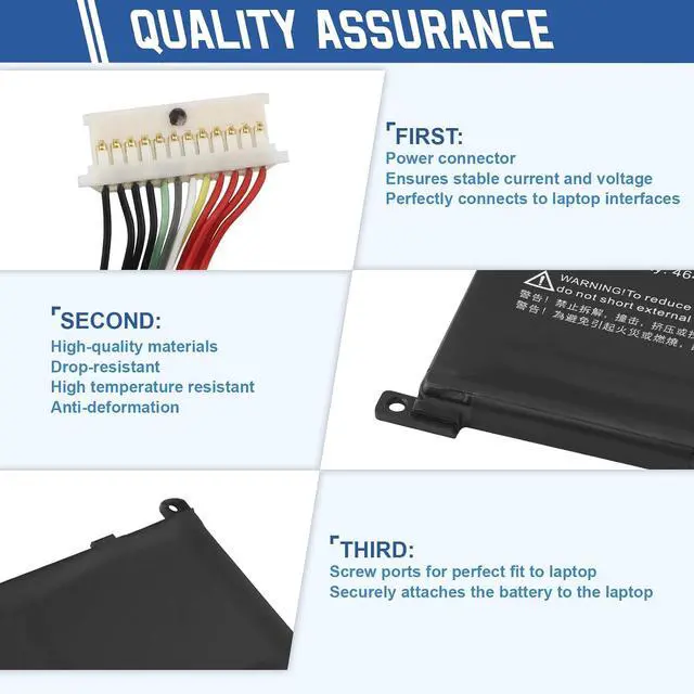 Alt view image 5 of 7 - RX03XL Laptop Battery Replacement for HP EliteBook 630 G11 640 G11 645 G11 660 G11 ProBook 440 G11 445 G11 460 G11 465 G11 Series N78704-005 TPN-DB1Z N70706-005 N69453-CF1 HSTNN-WB0H 54Wh 11.58V