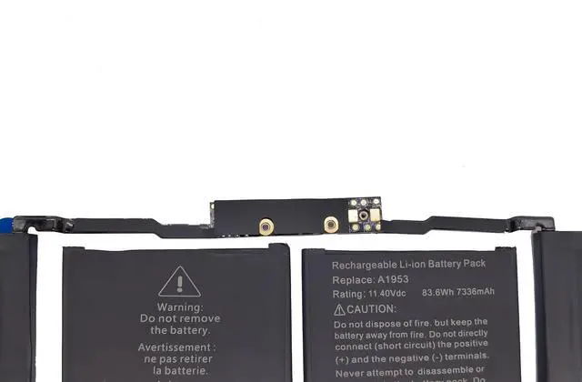 Alt view image 5 of 7 - A1953 A1990 Laptop Battery Replacement for MacBook Pro 15" Mid 2018 2019 EMC 3215 EMC 3359 Touch Bar MV902LL/A MV912LL/A MV922LL/A MV932LL/A MV942LL/A MV952LL/A MV962LL/A (11.4V 83.6Wh/7336mAh)