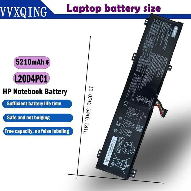 Alt view image 6 of 7 - L20D4PC1 L20C4PC1 80Wh Laptop Battery Compatible with Lenovo Legion 5 Pro-16ACH6 16ACH6H 16ITH6H16ITH6 Legion 5-15ITH6 15ITH6H 15ACH6 15ACH6A 15ACH6H Legion 7-16ITHg6 16ACHg6 Series 15m-bp0xx 15-bq2xx