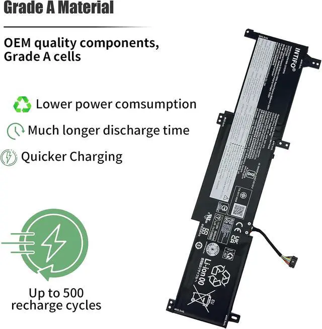 Alt view image 4 of 7 - 42Wh L21C3PF0 Laptop Battery Compatible with Lenovo IdeaPad 1-14IJL7 1-15IJL7 1-14IAU7 1-15IAU7 1-14ADA7 1-15ADA7 1-14ALC7 1-15ALC7 1-14IGL7 1-15IGL7 Series L21D3PF0 L21L3PF0 L21M3PF0 L21M3PF1