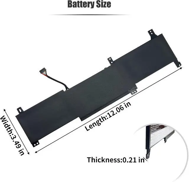 Alt view image 6 of 7 - 42Wh L21C3PF0 Laptop Battery Compatible with Lenovo IdeaPad 1-14IJL7 1-15IJL7 1-14IAU7 1-15IAU7 1-14ADA7 1-15ADA7 1-14ALC7 1-15ALC7 1-14IGL7 1-15IGL7 Series L21D3PF0 L21L3PF0 L21M3PF0 L21M3PF1