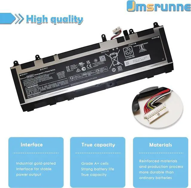 Alt view image 3 of 7 - 76Wh WP06XL Laptop Battery Compatible with HP EliteBook 860 865 G10 / 860 865 G9 / EliteBook 865 G11 / ZBook Firefly 16 G9 G10 Series M64306-1C1 M73470-005 HSTNN-IB9Z