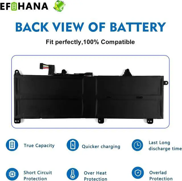Alt view image 6 of 6 - L22M4PE1 71Wh Laptop Battery Replacement for Lenovo ThinkBook 16 G6 ABP G6 IRL G7 ARP G7 IML G8 IRL Series SB11N47477 5B11L93199 SB11N47477 5B11N47479 L22D4PE1 SB11L93198 5B11L93201 15.36V