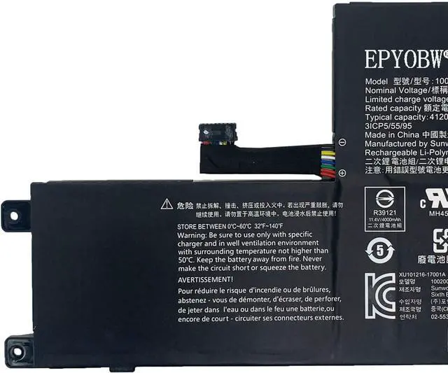 Alt view image 3 of 5 - 1002000011531 Laptop Battery 47Wh 4120mAh 11.4V