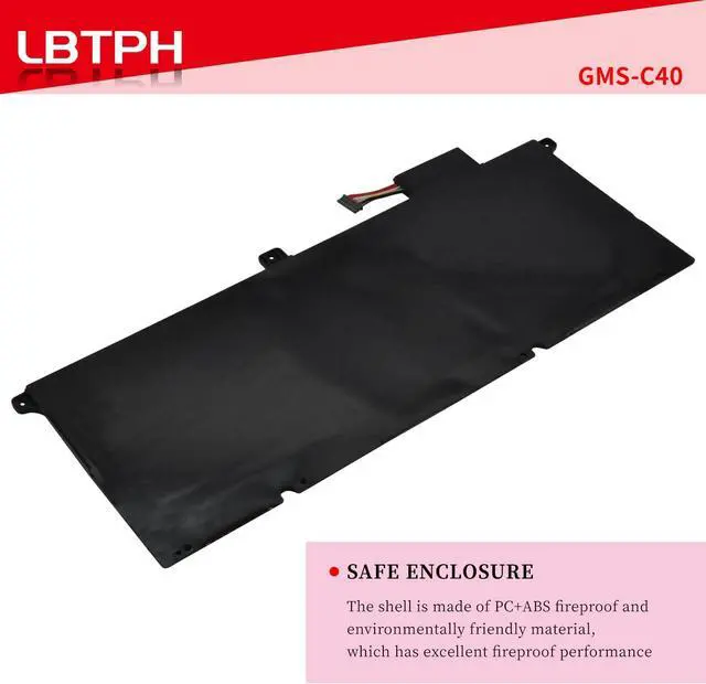 Alt view image 4 of 7 - GMS-C40 Compatible Laptop Battery Replacement for Razer Blade Pro 2013 2015 17 RZ09-0099 RZ09-00991101 RZ09-00991102 RZ09-0117 RZ09-01171E11 Series 961TA005F 4ICP9/38/128 14.8V 74Wh