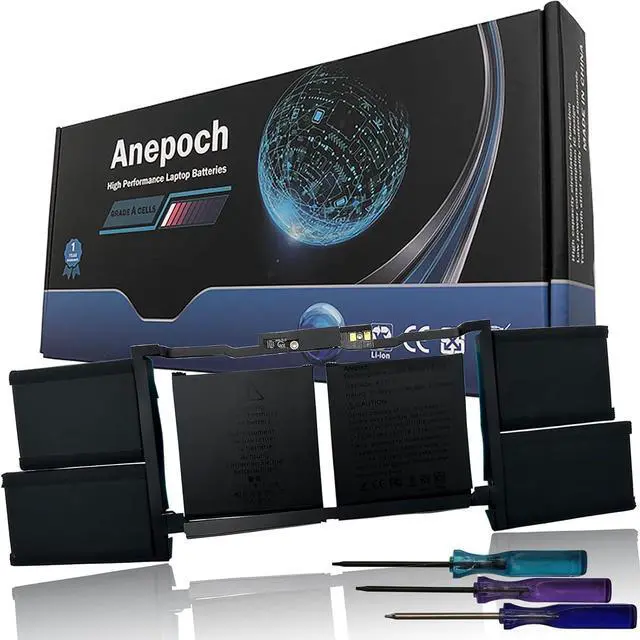 Main image of A2113 A2141 Laptop Battery Replacement for MacBook Pro Retina 16" inch Model A2141 2019 2020 Year EMC 3347 BTO/CTO MVVL2 MVVL2LL/A MVVM2 MVVM2LL/A MVVJ2 MVVJ2LL/A MVVK2 11.36V 99.8Wh 8790mAh