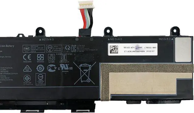 Alt view image 3 of 5 - CX03XL Laptop Battery 53Wh 4400mAh Series HSTNN-IB9G HSTNN-LB8R