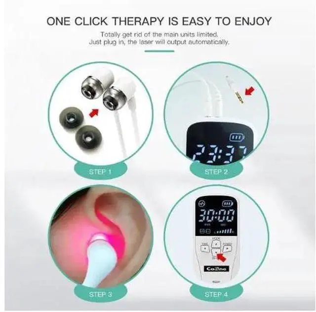 Alt view image 2 of 5 - COZING Nose Rhinitis Sinusitis relief Therapy Massage Hay Fever Low Frequency Pulse Laser Health Care Machine