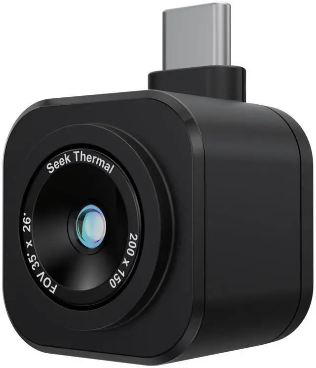 Main image of - Nano 200 Thermal Camera for Apple iOS with USB-C Connector, iPhone Thermal Camera, High Resolution 200 X 150 Thermal Imager, 25hz Imaging Frame Rate, -4°F~626°F, iPhone 15 & 16