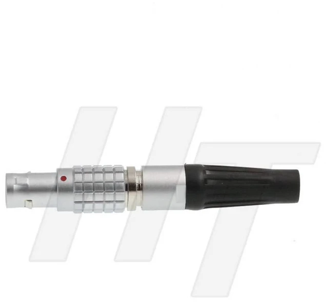 Alt view image 2 of 3 - HangTon 5-Pcs FGG 0B 5-Pin Male Circular Push-Pull Connector Cable Plug for Timecode Data & Power