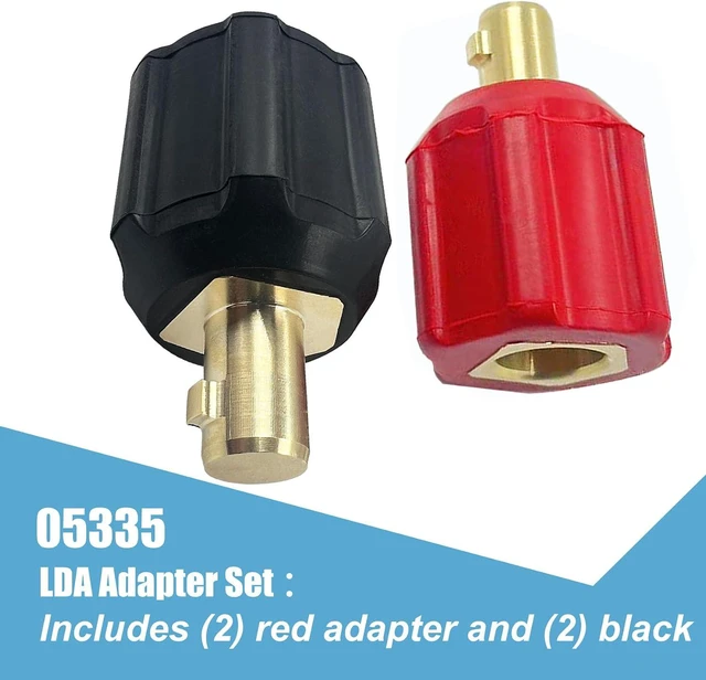 Alt view image 6 of 7 - 05335 Welding Leads Adapter Set, Dinse-Type Machine Plug Connector, 4 Pack