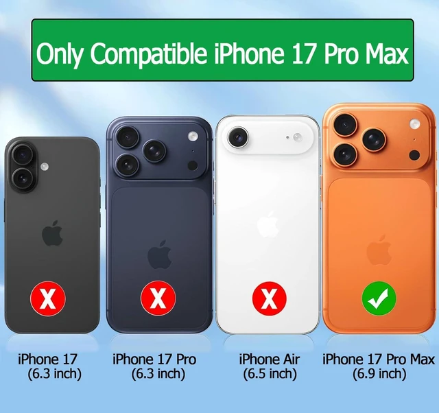 Alt view image 2 of 7 - Battery Case for iPhone 17 Pro Max,12000mAh Rechargeable Portable Charging Case with Wireless Charging Compatible for iPhone 17 Pro Max (6.9inch) with Carplay Extend Battery Pack Charger Cover (Black)