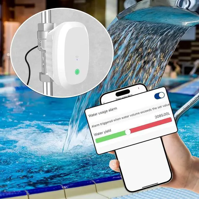 Alt view image 5 of 7 - DN20 Smart Water Valve 3/4 Inch Smart Water Shutoff Valve Management System | WiFi Remote Control Faucet Timer for Hose, Sprinkler Water Timer, Auto Watering for Plants , Home Water Protection Systems