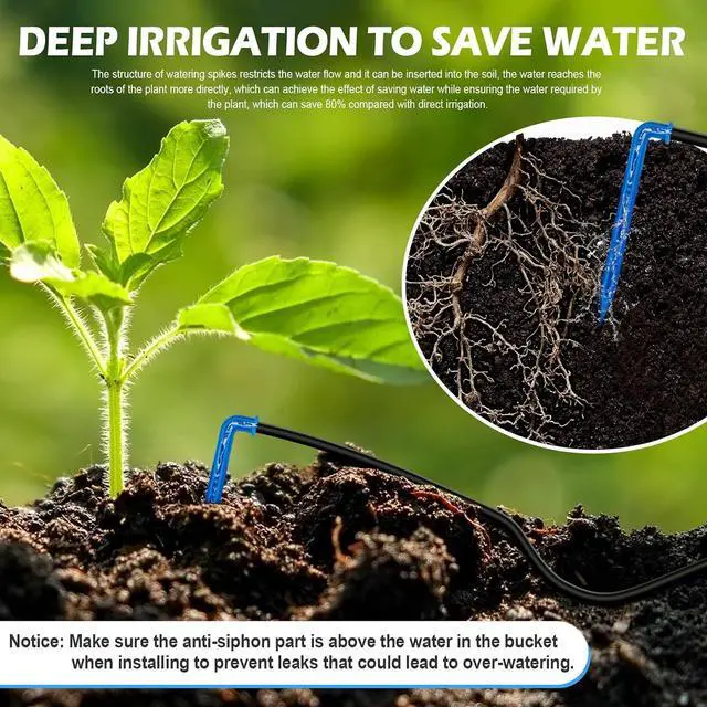 Alt view image 7 of 7 - Solar Drip Irrigation System, 490 Timer Modes, 50FT Automatic Plant Watering Kit for 15 Potted Plants, IP67 Waterproof Auto Solar Irrigation Indoor and Outdoor Use for Garden,Balcony, Patio