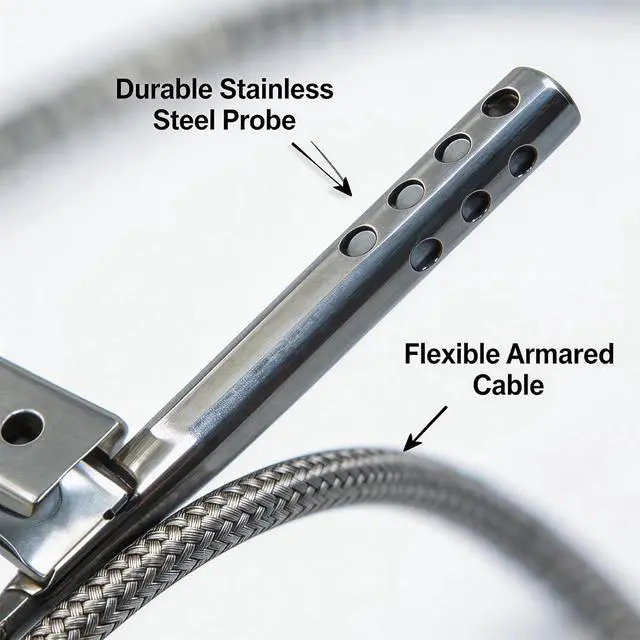 Alt view image 4 of 7 - TL3163K K-Type Thermocouple 2-Pack -40°F to 470°F Temperature Range
