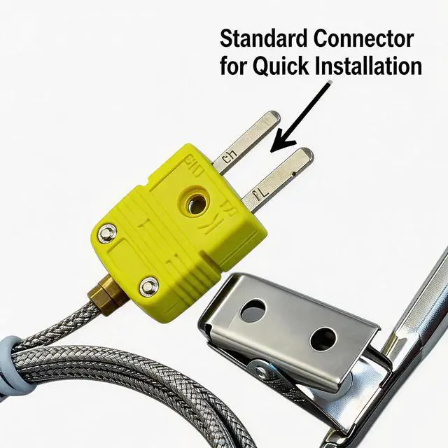 Alt view image 5 of 7 - TL3163K K-Type Thermocouple 2-Pack -40°F to 470°F Temperature Range
