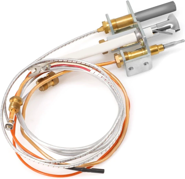 Main image of 4021-733 Propane Gas Pilot Assembly Kit with Thermocouple & Thermopile, Replacement for Heatilator Gas Stoves, Heat N Glo Fireplaces