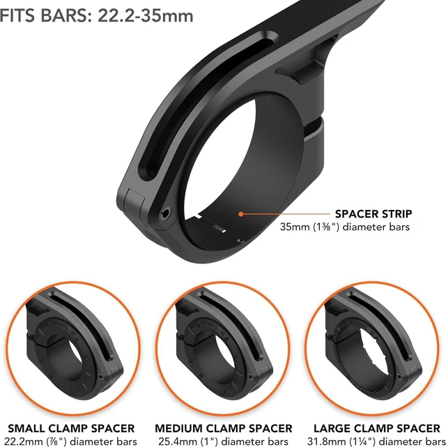 Alt view image 4 of 7 - Over the Top Bike Phone Mount, Fits 4 Handlebars 22.2-35mm (-1)